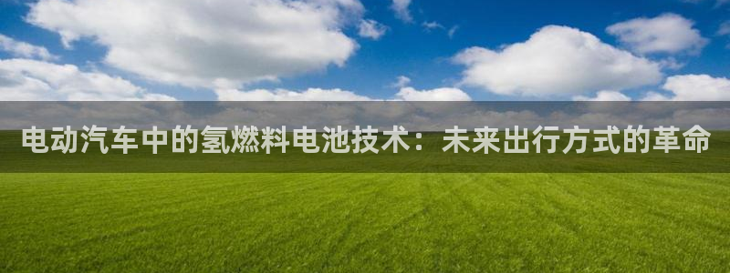 优发国际手机客户端下载安装手机版：电动汽车中的氢燃料电池技术：未来出行方式的革命