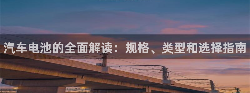 优发国际手机app下载安装官网：汽车电池的全面解读：规格、类型和选择指南